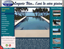 Tablet Screenshot of emporiobleu.com